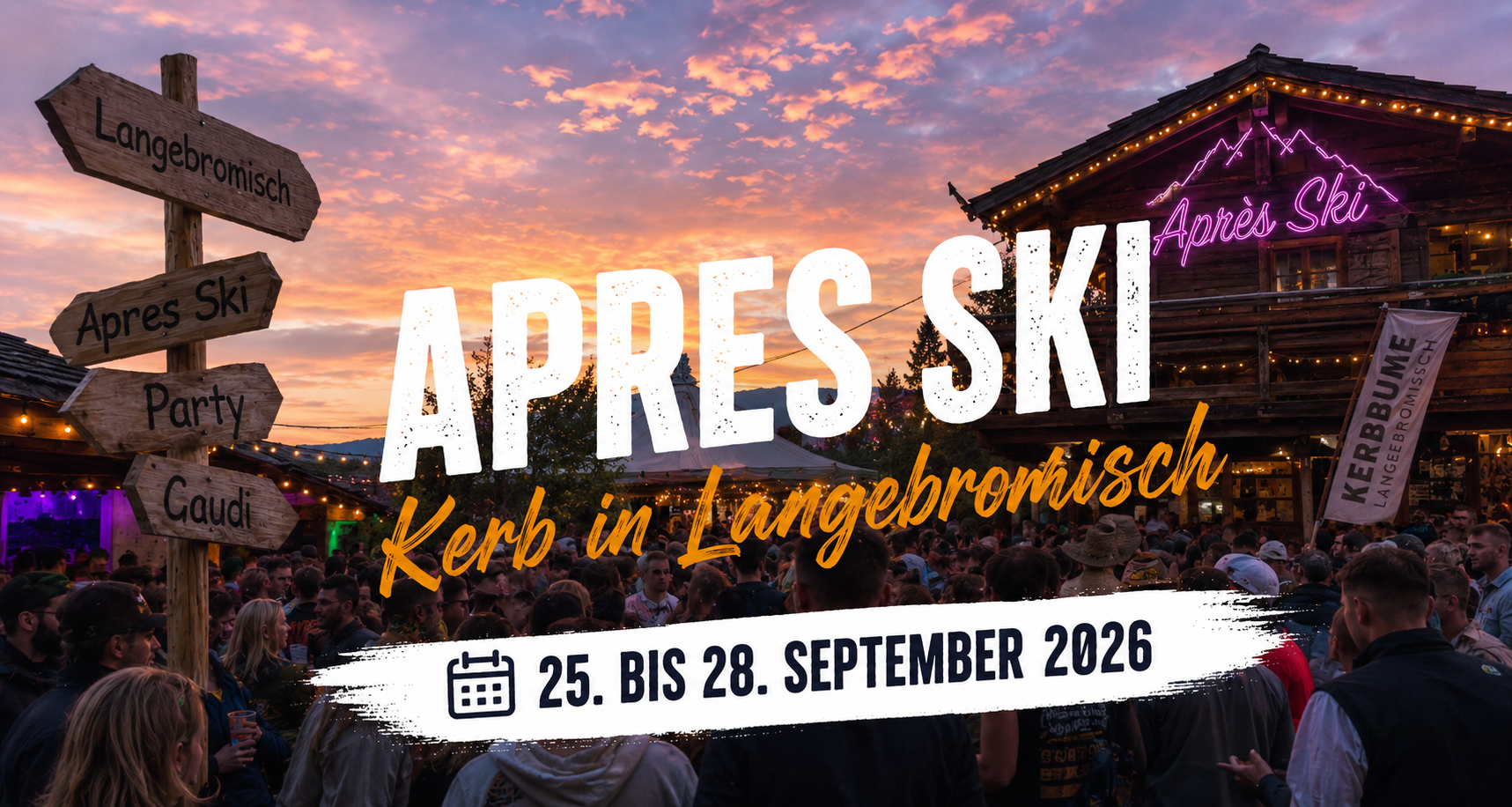 Kerbbuwe Langenbrombach — Kerb 2026 Après-Ski, 25. bis 28. September 2026